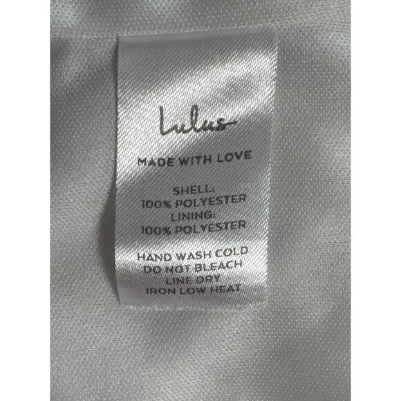 Lulu's Blue & White Striped Tie Front Strapless Romper Size XS - Picture 7 of 14